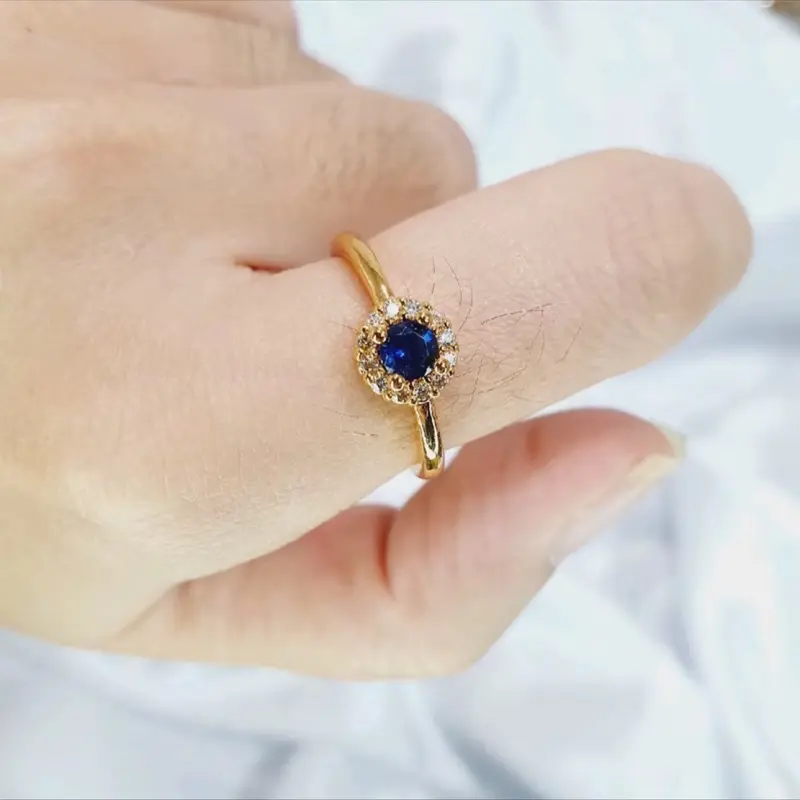 (CO 2 bonus 1) C04 Cincin simple  perhiasan xuping aksesoris wanita 2