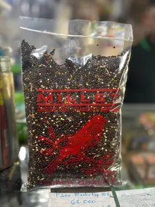 MILET HITAM//NIGGER MILET SUPER PENDONGKRAK STAMINA Milet Hitam pakan burung love bird perkutut kenari dan pemakan biji-bijian lain