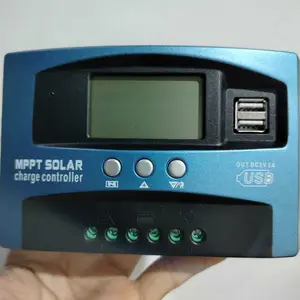 MPPT Solar Charger Controller Regulator Dual USB LCD 12/24V - MPS36