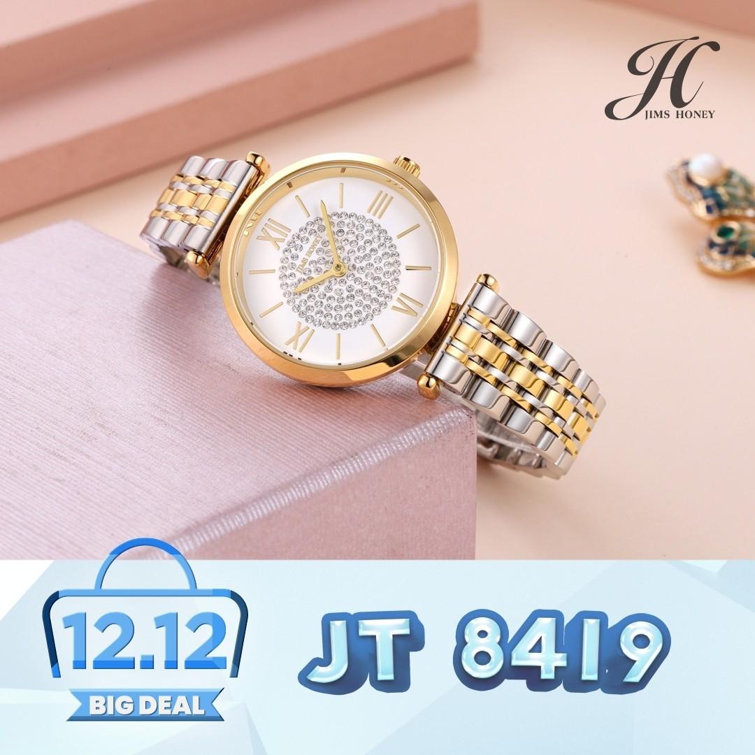 JIMS HONEY JAM TANGAN WANITA JT 8419 (FREE BOX + BATERAI)