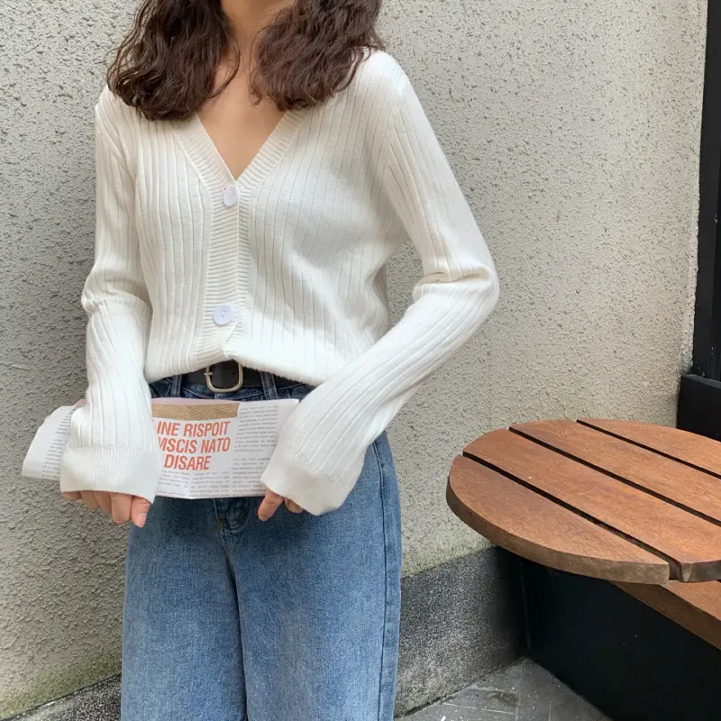 Cardigan Long Sleeve Outer Wanita / Kardigan Wanita Korea Style Baju Lembut 4