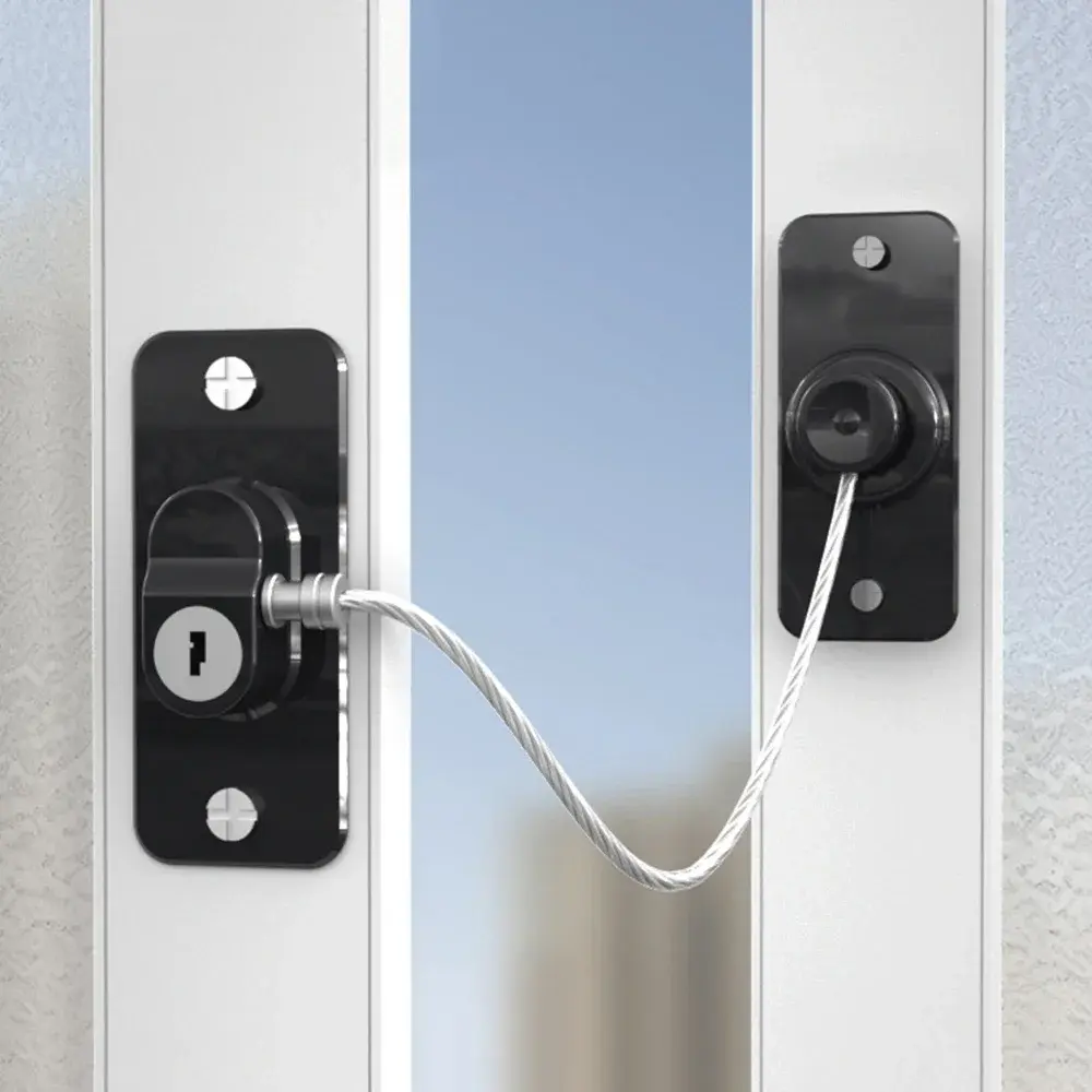Children Safety Windows Lock Multi-Functional Anti-Fall Limit Rotatable Cabinet Refrigerator Locks Home Baby Security Protection