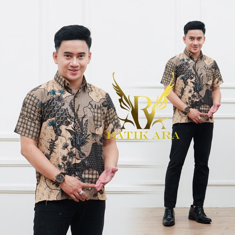 Product Introduction of kemeja batik lengan pendek pria dewasa poliester 7