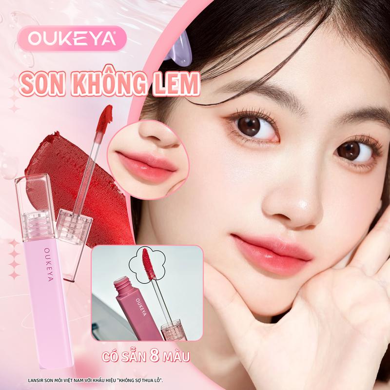 Product Introduction of OUKEYA, Son lì mịn như nhung, Chất son mềm mượt, Lên màu bền lâu, Không khô môi son  mini lip  combo 18