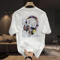 Gambar Kaus oblong lengan pendek motif grafiti katun murni musim panas dengan motif headphone keren leher bulat trendi atasan bernapas mode pria longgar kasual Kaos Lembut polosan hitam t-shirt bajupria store do bujack trunojoyo jepang oversized t-shirt  Sablon - putih, S dari ACEJOLUN-YN Kab. Tangerang 2 Tokopedia