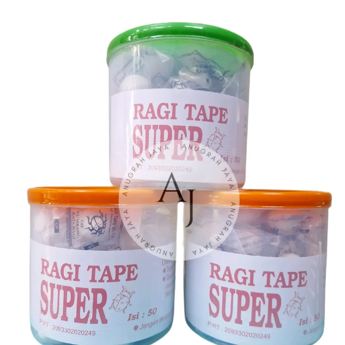 (GROSIR) Ragi Tape Super Cap Kumbang Tapai Ketan Peyem Peyeum Singkong Food Baking Halal Pabrik Toples