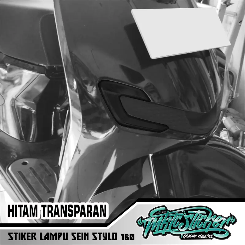 STIKER LAMPU SEIN DEPAN HONDA STYLO 160 TERSEDIA BERBAGAI MACAM WARNA 6