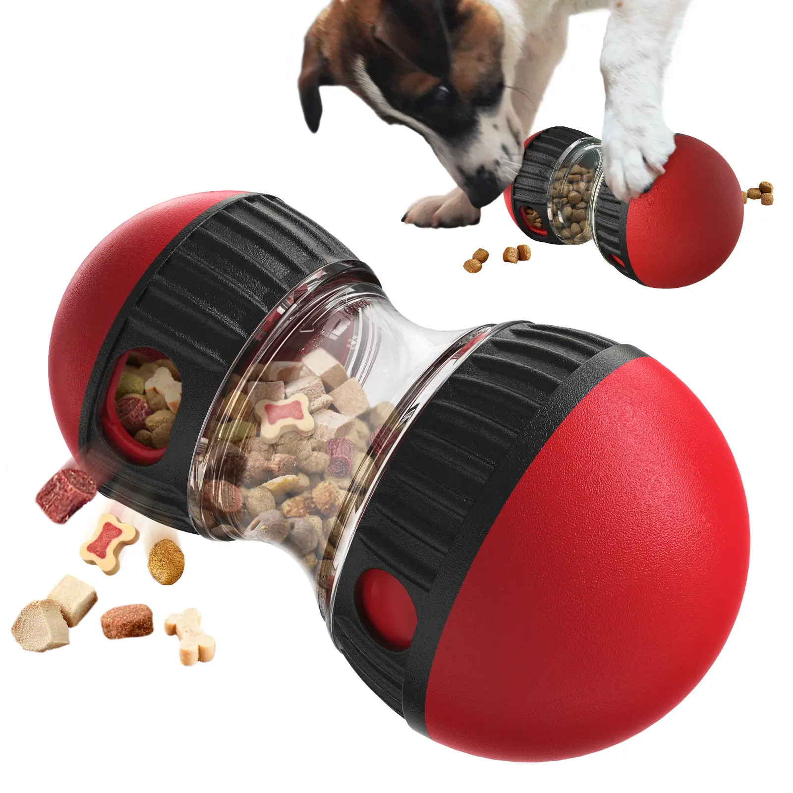 Dog Enrichment Puzzle Toys: Treat Dispensing Slow Feeder Ball & Interactive Rolling Mental Stimulation Toys to Keep Dogs Busy