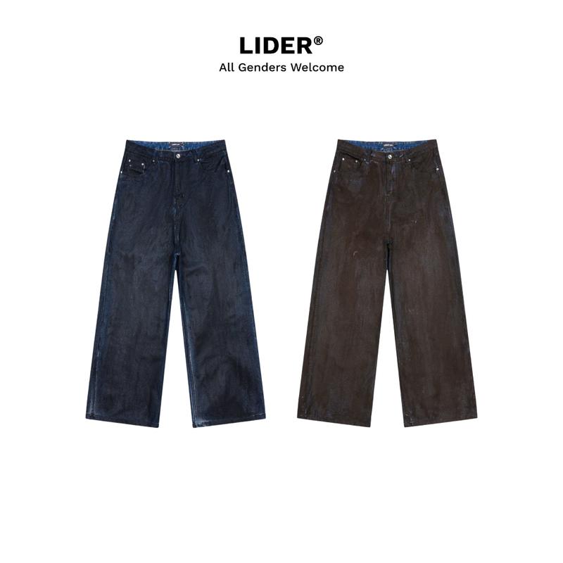  LIDER Jeans - Quần Jeans Phủ Bóng Màu Unisex LIDER STONE DRIFT WASHED JEANS Nam Menswear 