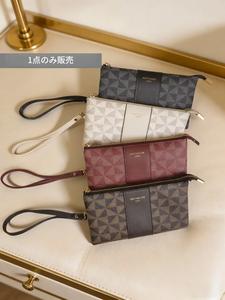 女性用多機能ハンドバッグ、スマホ・クレジットカード・小銭収納、ファッションクラシックデザイン、スタイリッシュで実用的な収納バッグ