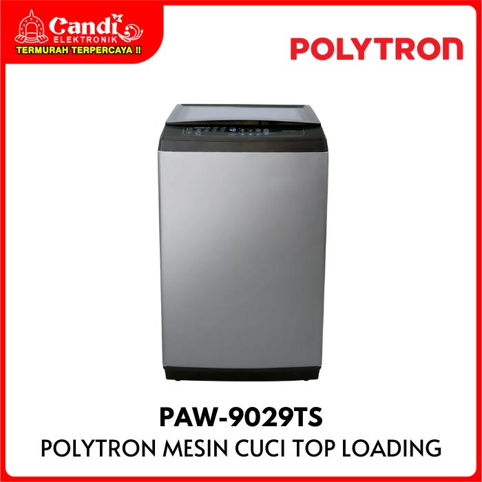 Gambar POLYTRON MESIN CUCI PAW-9029TS 9 KG TOP LOADING ZEROMATIC LAGUNA 1 TABUNG PAW9029TS PAW 9029TS dari CANDI ELEKTRONIK Kota Surakarta Tokopedia