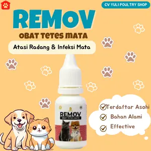 Remov Obat Tetes Mata Kucing Dan Anjing 10 Ml