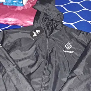 ssone Jaket parasut pria wanita jaket Coach Jacket parasut premium Olahraga Anti air menyerap keringat