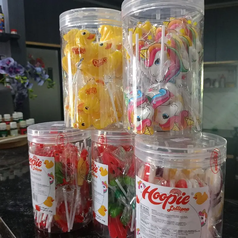 HOOPIE LOLLIPOP Candy 450gr Toples 1