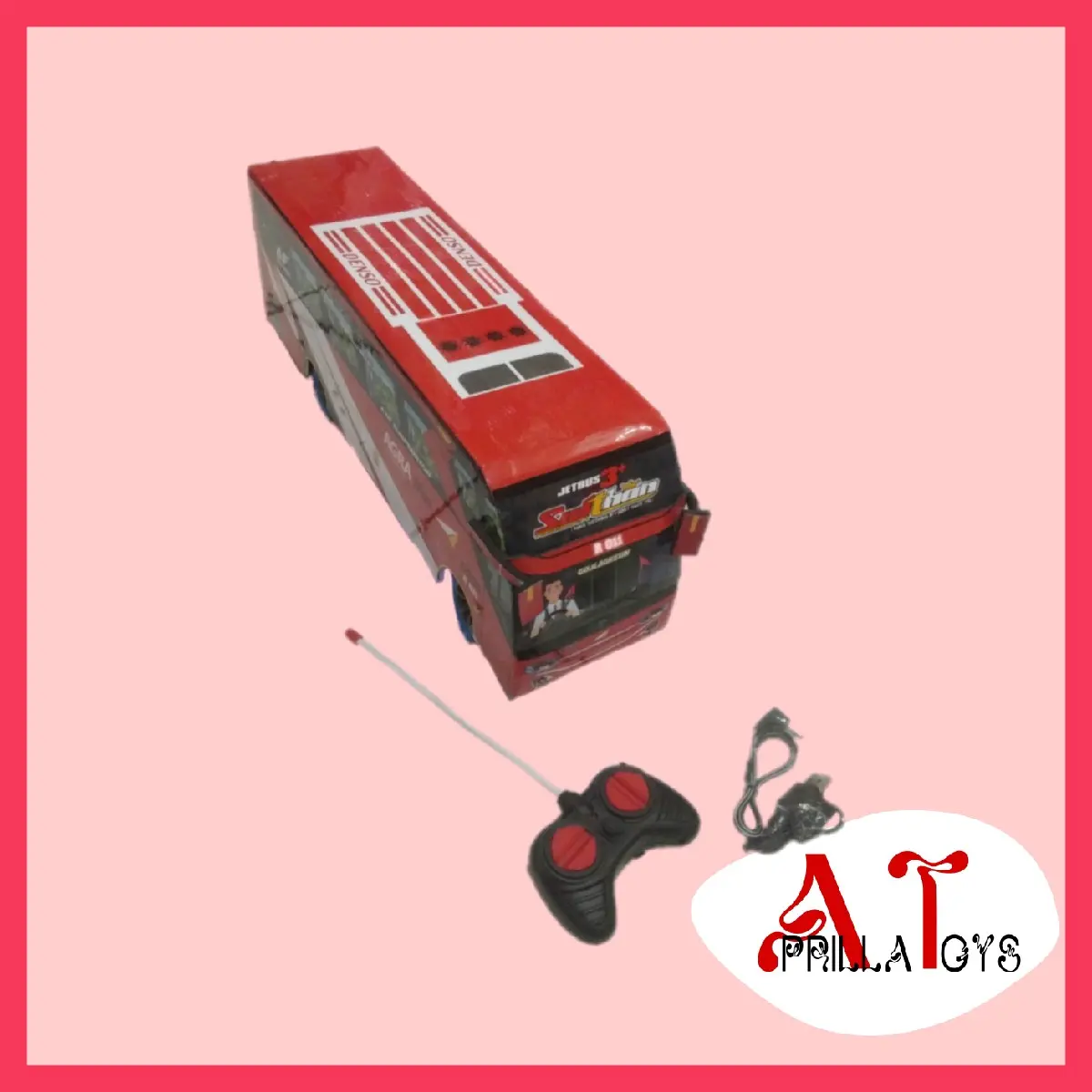 Mainan Anak Bus Basuri Remote Control
