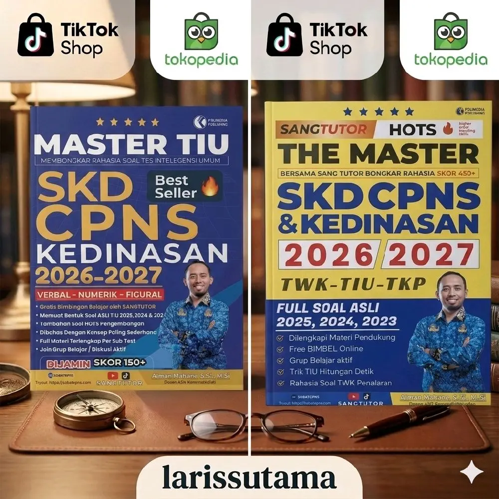 BUKU MASTER TIU SKD CPNS KEDINASAN 2026-2027, THE MASTER SKD CPNS DAN KEDINASAN TWK-TIU-TKP 2026-2027 TERBARU
