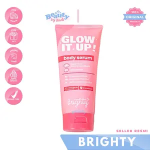 PROMO  | BRIGHTY GLOW IT UP! BODY SERUM INSTANT TONE UP 7IN1 BODYSERUM BODYLOTION LOTION PINK BY BRIGHTY
