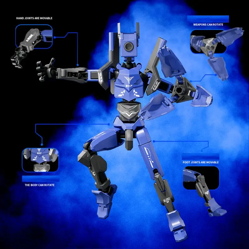 [Siap Kirim] Mecha Magnetic Dummy 13 Action Figure High Quality | Mainan Lucky 13 | Titan 13 8