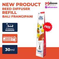 Gambar NOT FOR SALE] Bayfresh Reed Diffuser Refill Pengharum Ruangan - Bali Frangipani 30ml dari SC Johnson & Son Indonesia Kota Tangerang 1 Tokopedia