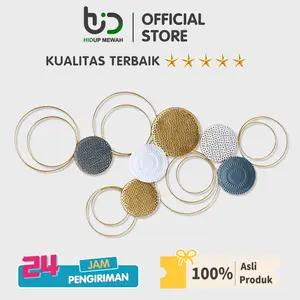 Hidup Mewah Hiasan Dinding Nordic Cahaya Mewah dengan Gaya Besi Tempa untuk Ruang Tamu dan Kamar Tidur, Hiasan Dinding Kreatif yang Cocok untu