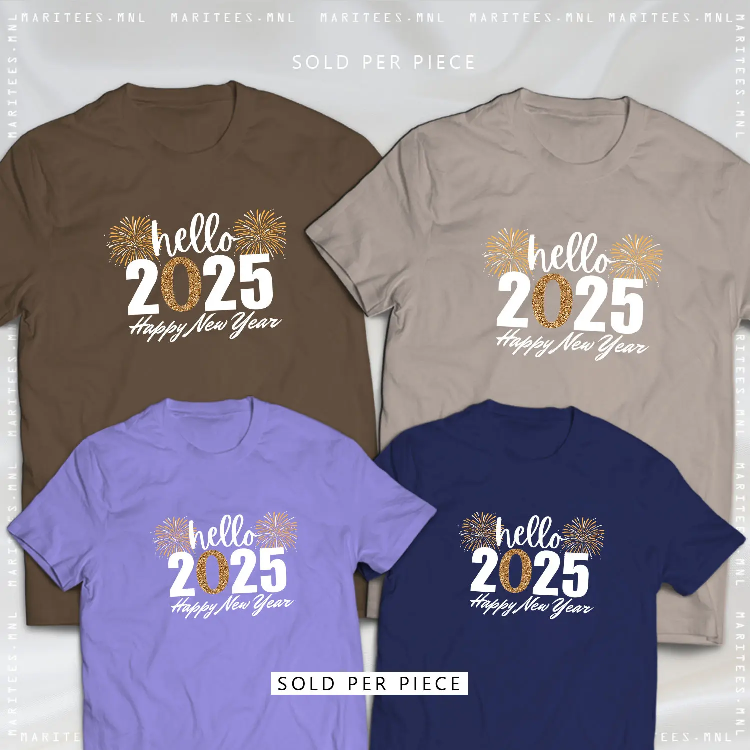 2025 Mocha Mousse Color of the Year Cotton T-shirt for Family - Unisex Tees for Kids and Adults - Womenswear, Clothing Comfort
