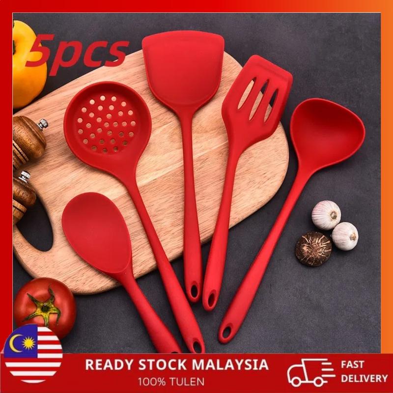 5-piece set of high-temperature resistant silicone kitchenware - TikTok ...