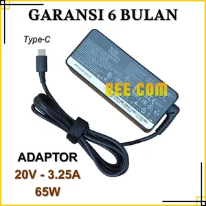 Adaptor Charger 20V - 3.25A TYPE-C / USB-C - For ThinkBook 15-IML 14-IML 14-IIL Series -BEE