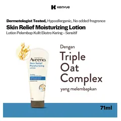 AVEENO Skin Relief Moisturizing Lotion 71ml - Perawatan Kulit Kering - Losion Pelembab Badan