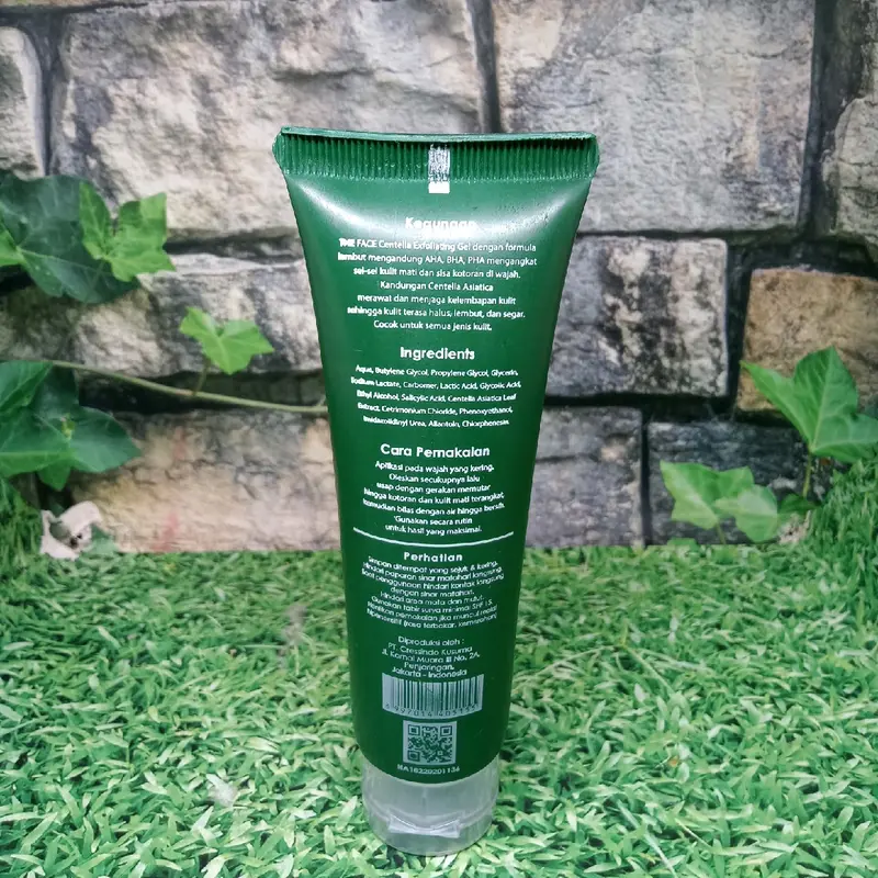 [BPOM] THE FACE Temulawak Centella Exfoliating Gel (50ml) - Gel Eksfoliasi Wajah 5