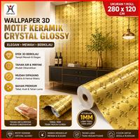 Gambar Hoptech- Wallpaper 3D Motif Keramik Kristal 280 x 120 cm Wallpaper Efek Dinamis 3D Dengan Perekat Ubin Film kristal Wallpaper Dinding 3D - A159-1 (280 X 120 CM) dari Hoptech Indonesia Jaya Kab. Tangerang 1 Tokopedia