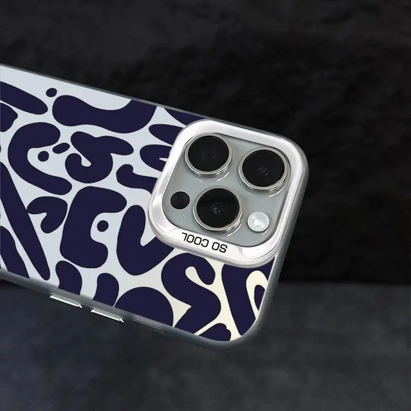 【COD】 Alphabet pattern Premium Matte Hard Casing iPhone 16 pro max 16 plus 15 Pro Max 15 Plus 11 Pro Max 7 Plus 12 Pro Max 13 Pro 14 8 Plus XR XS 14 Pro XS Max 13 Pro Max 11 Pro 12 Pro 14 Pro Max 14 Plus case 3