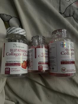Product Review of [BUY 2 GET 1 FREE] Nature Glowing Glutathione Collagen Glow Original 60 Strawberry Gummie Vitamin C D B6 B12 Acid Zinc Healthcare, Supplement Whitening Skin Anti Aging, Dietary Supplements Women, Edible Vitamin, Beauty Face, Colagen Gummy, Natural Organic from c**0 2