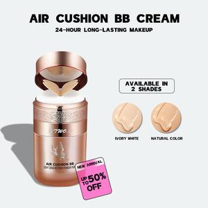 Air Cushion BB Cream Butterfly Powder Puff Moisturizing Foundation Concealer Whitening Oil-control Waterproof Makeup Cosmetics oily skin Hydrate Moisturize Moisturizer Moisture