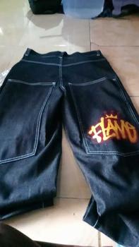 Product Review of Flame Everyday Celana Denim Y2K Denim Big Pocket Bordir Raw Denim 13oz Jeans Panjang Pria from S**h 0