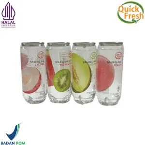 Quick Fresh Fruit Sparkling Drinks 350ml / Bersoda