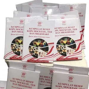 Buku kumpulan resep kopi & nonkopi kekinian Hard Cover Recipes Hard Cover by mentorkopi