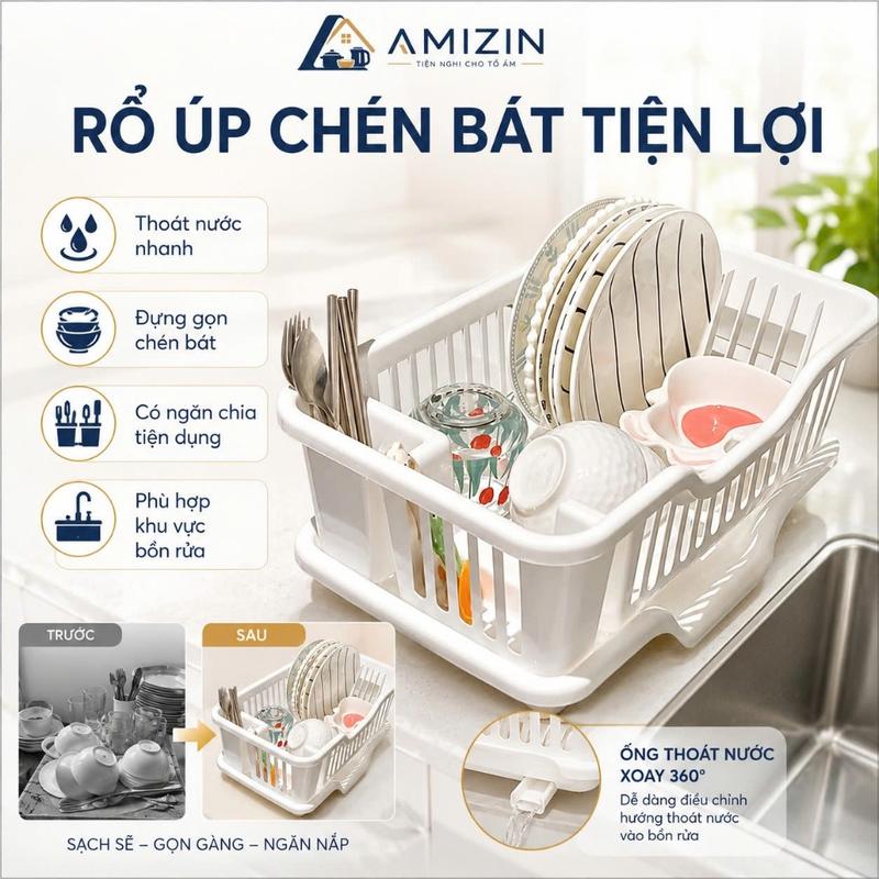 KHAY ÚP BÁT, KỆ NHỰA ÚP BÁT ĐĨA NHỰA CAO CẤP, CÓ LỖ THOÁT NƯỚC TIỆN DỤNG DUGA…