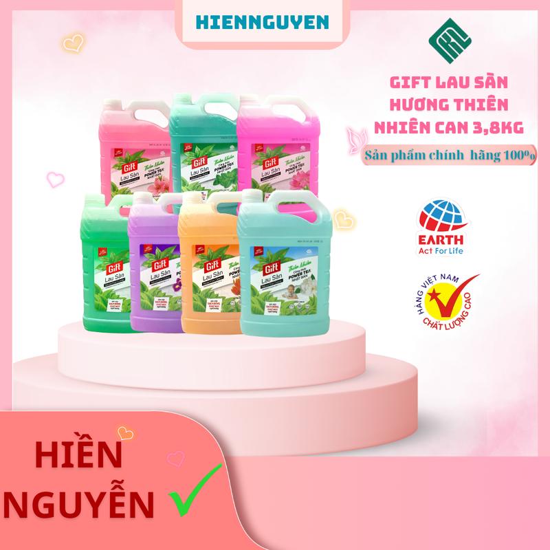 Nước lau sàn Gift hương thiên nhiên an toàn can 3.8kg