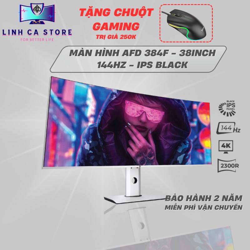 Màn hình cong ultrawide AFD 384F cong 38in/4K (WQHD)/IPS BLACK/TypeC/144Hz/Loa/2300R 2