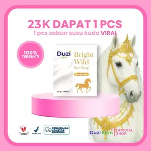 Duzi Skin - Sabun Susu Kuda - Bright Wild Bar Soap Horse Milk Paket - 1 PCS