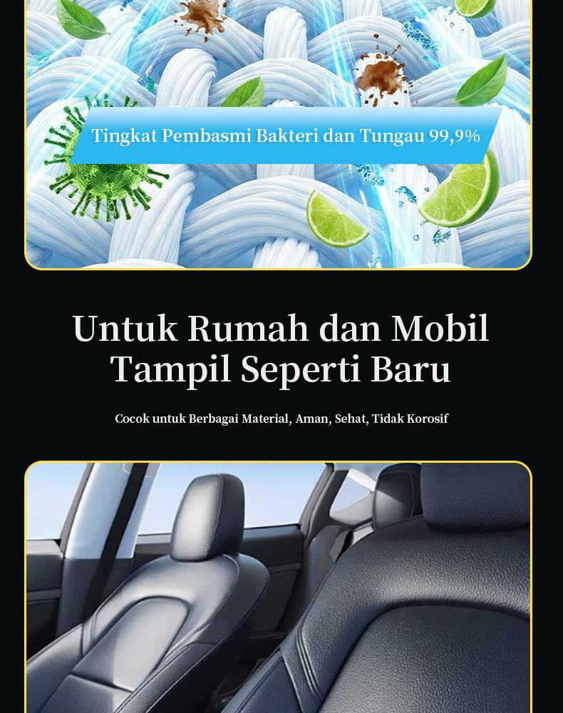 【COD】Perlengkapan Mobil Pembersih Anti Bau: Tidak hanya membersihkan mobil tapi juga perabot rumah, efektif hilangkan bau dan kotoran, hasil bersih segar dan nyaman