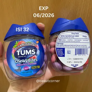 Tums Gas Relief Chewy Bites Extra Strength
