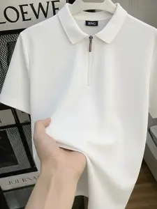 Paket Hemat Kaos Polo Zipper Shirt Pria Kerah Lengan Pendek Zipper Original Distro