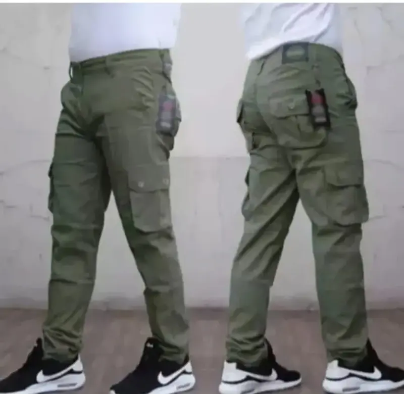 TERLARIS] CELANA CARGO PANJANG PRIA UKURAN 27-38  QUALITY SLIMFIT COWO SKINNY POLOS COWOK 1