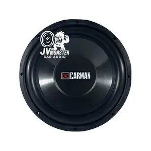 Subwoofer Carman 1280 Double Coil Suara Bagus Bass Mantap Cocok Untuk di Mobil - WARNA HITAM