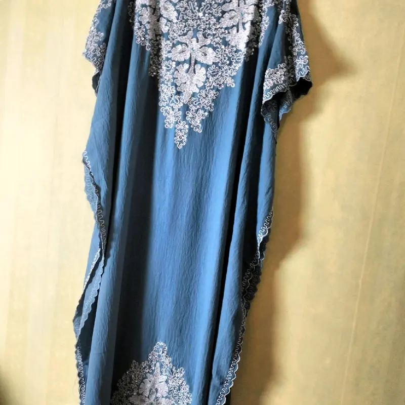 Kaftan bahan Crinkle premium lembut 3