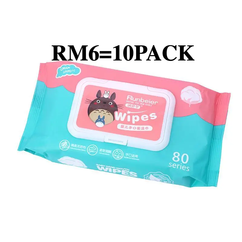 Wet Tissue Baby Wipes Baby Wet Tissue NON ALCOHOL Tisu Basah Bayi Babies