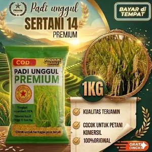 benih padi sertani 14 original 1kg