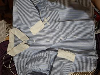 Product Review of Lulu blouse strip salur premium LD 110 120 130 140 kemeja crop jumbo from R**i 1
