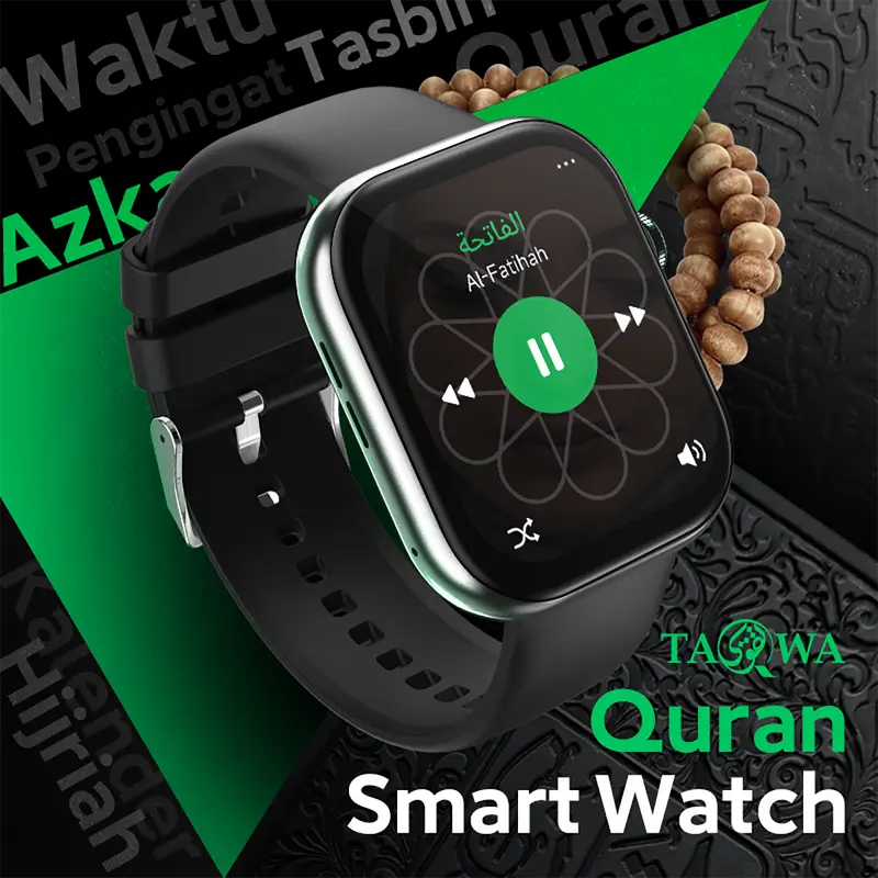 TAQWA Quran Smart Watch Adzan Reminder Al-Qur'an Tasbi